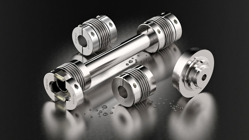 HYGIENIC DESIGN. TORQUE LIMITERS AND SHAFT COUPLINGS MADE OF STAINLESS STEEL